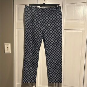 Joe Fresh Blue Design Modern Slim Fit Pants